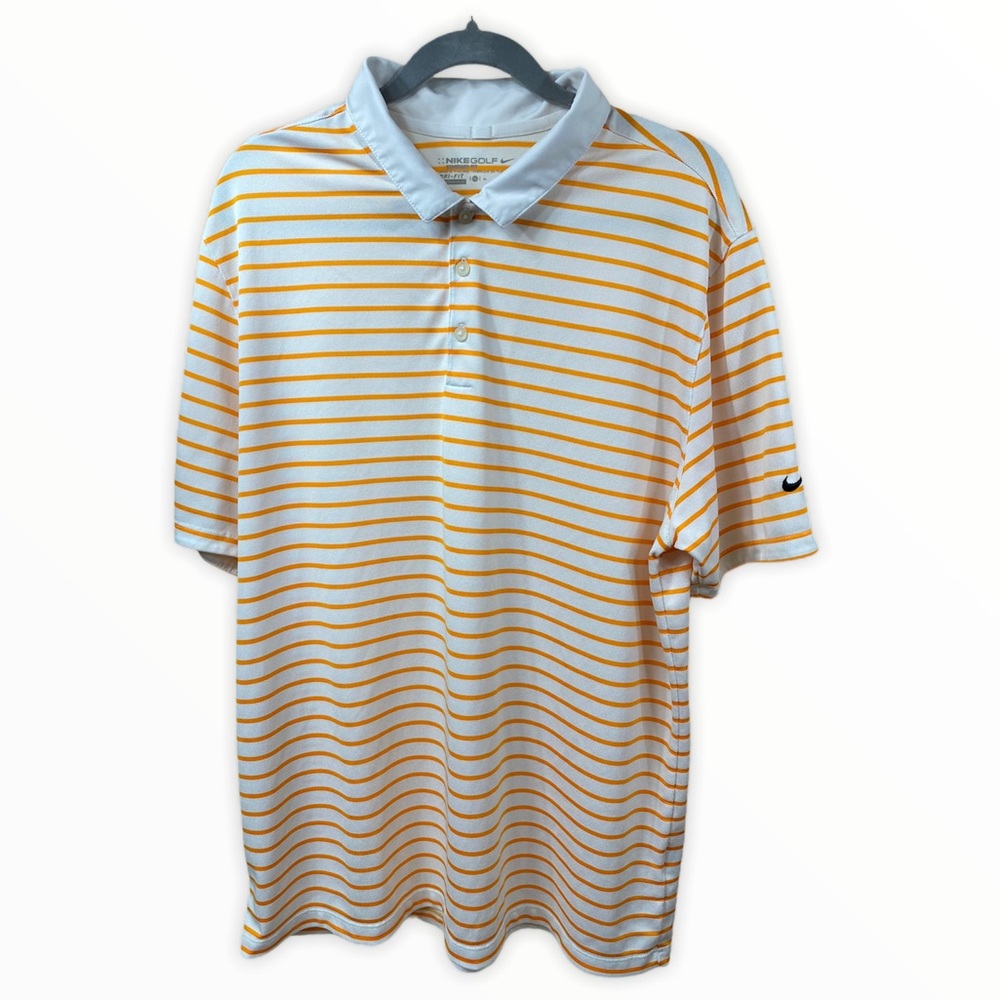 Nike Golf Standard Fit Golf Shirt Polo Striped